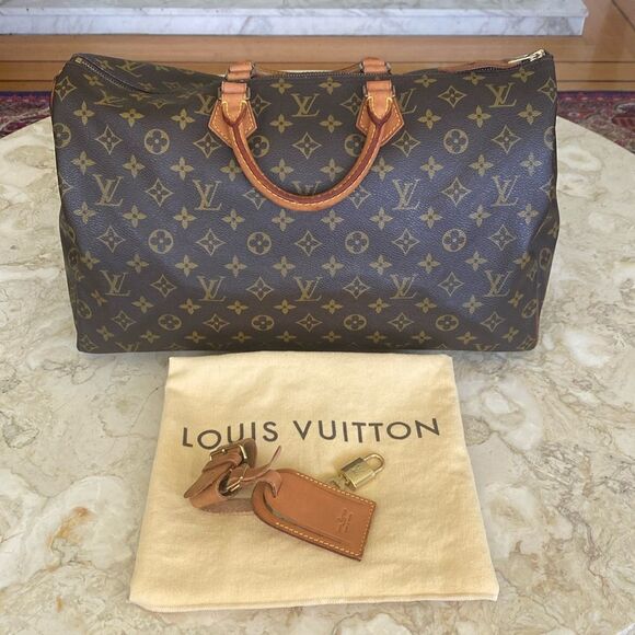 Louis Vuitton Speedy 40 Monogram Vintage Authentic - Picture 1 of 15